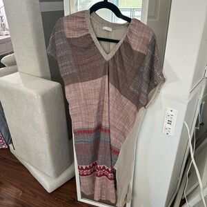 Zara Multicolor Patchwork Mini Dress